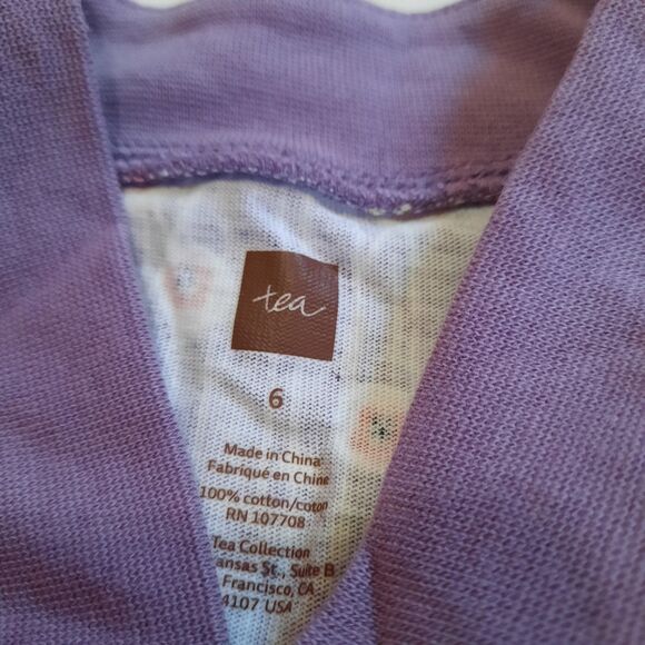 Tea Collection Girls A Line Floral Dress 6 - Picture 6 of 6